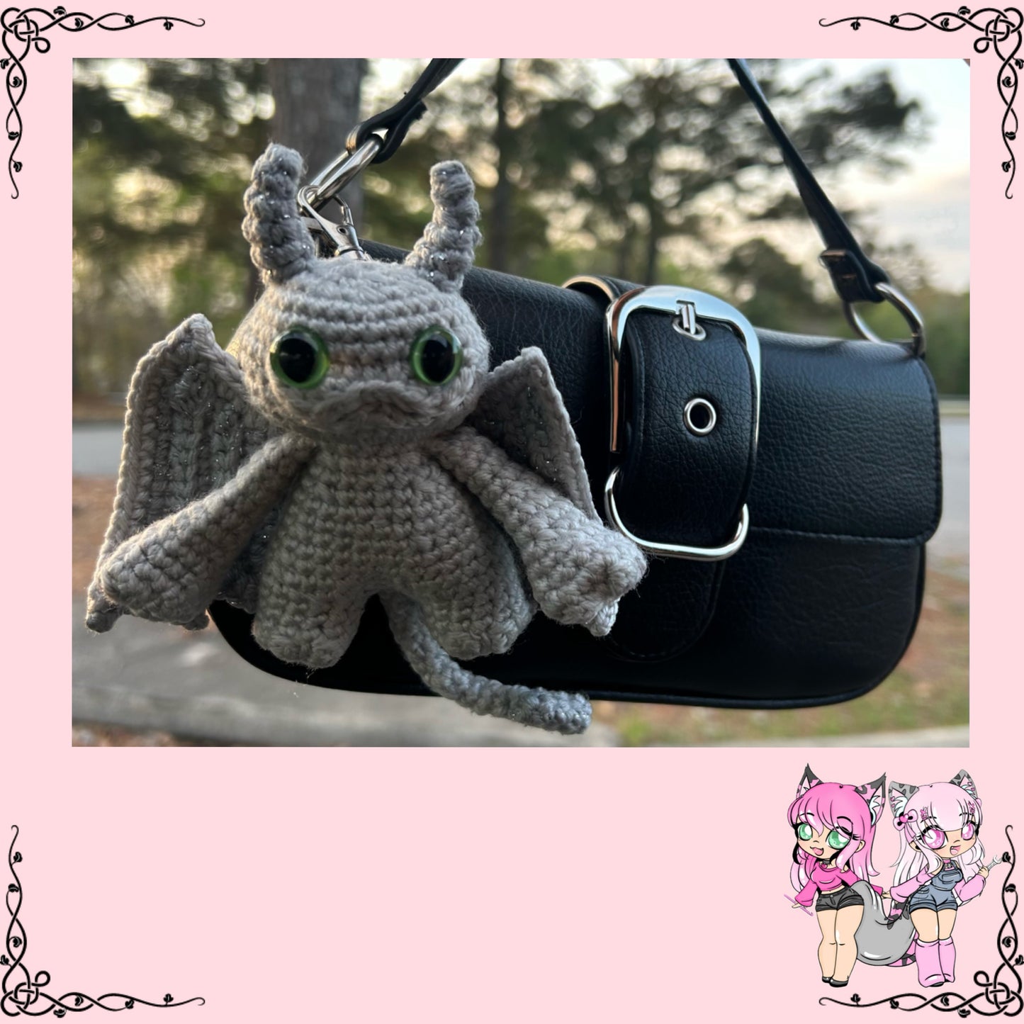 Stoney the gargoyle keychain