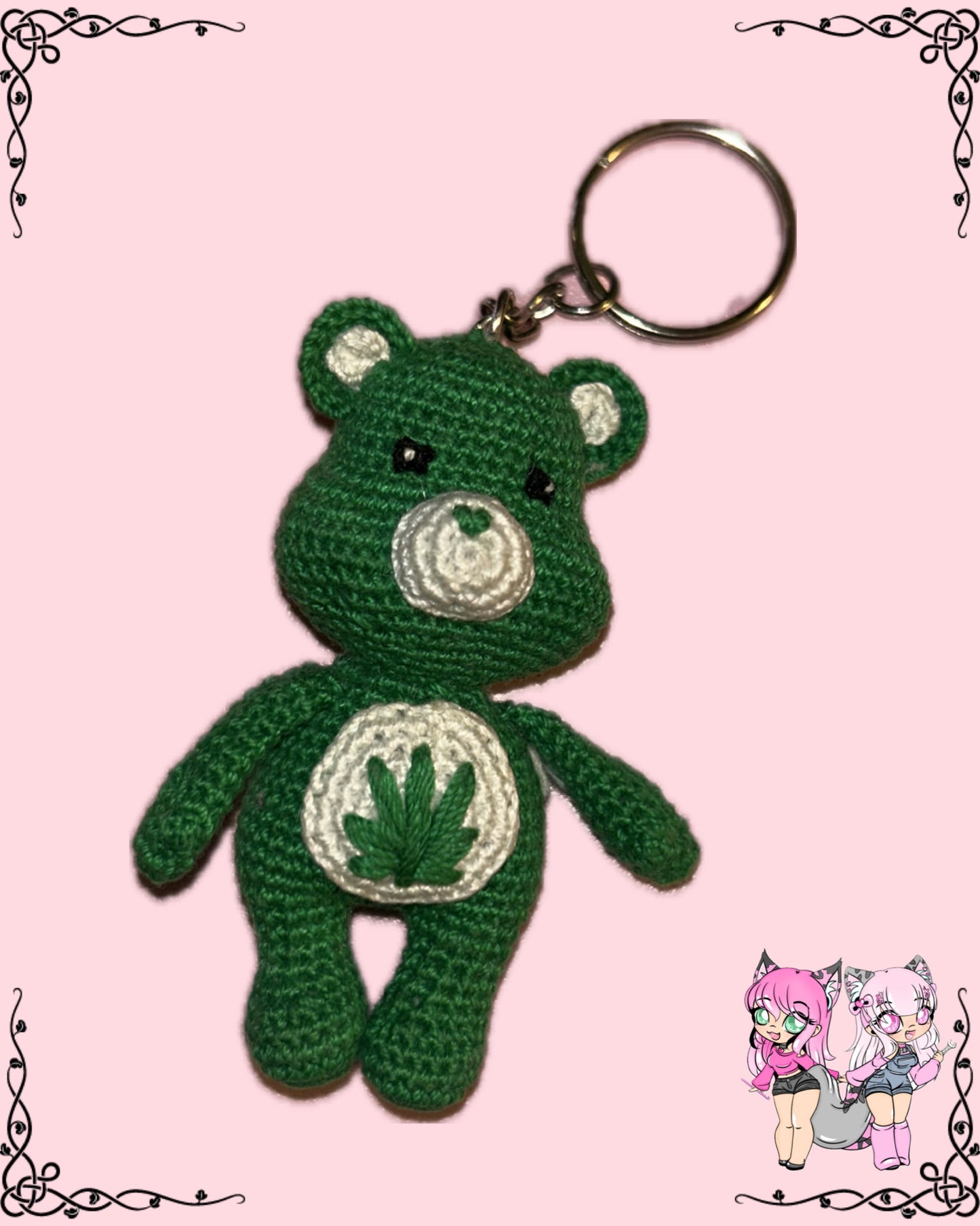Token bear keychain