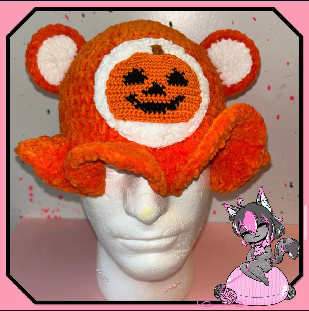 Custom bear bucket hat